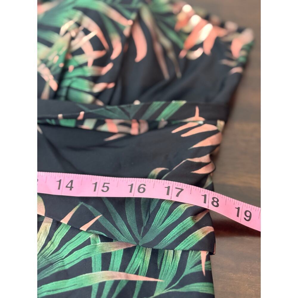 City Chic Black and Tropical One Piece Swimsuit Multi-color Size 22 - Picture 9 of 13
